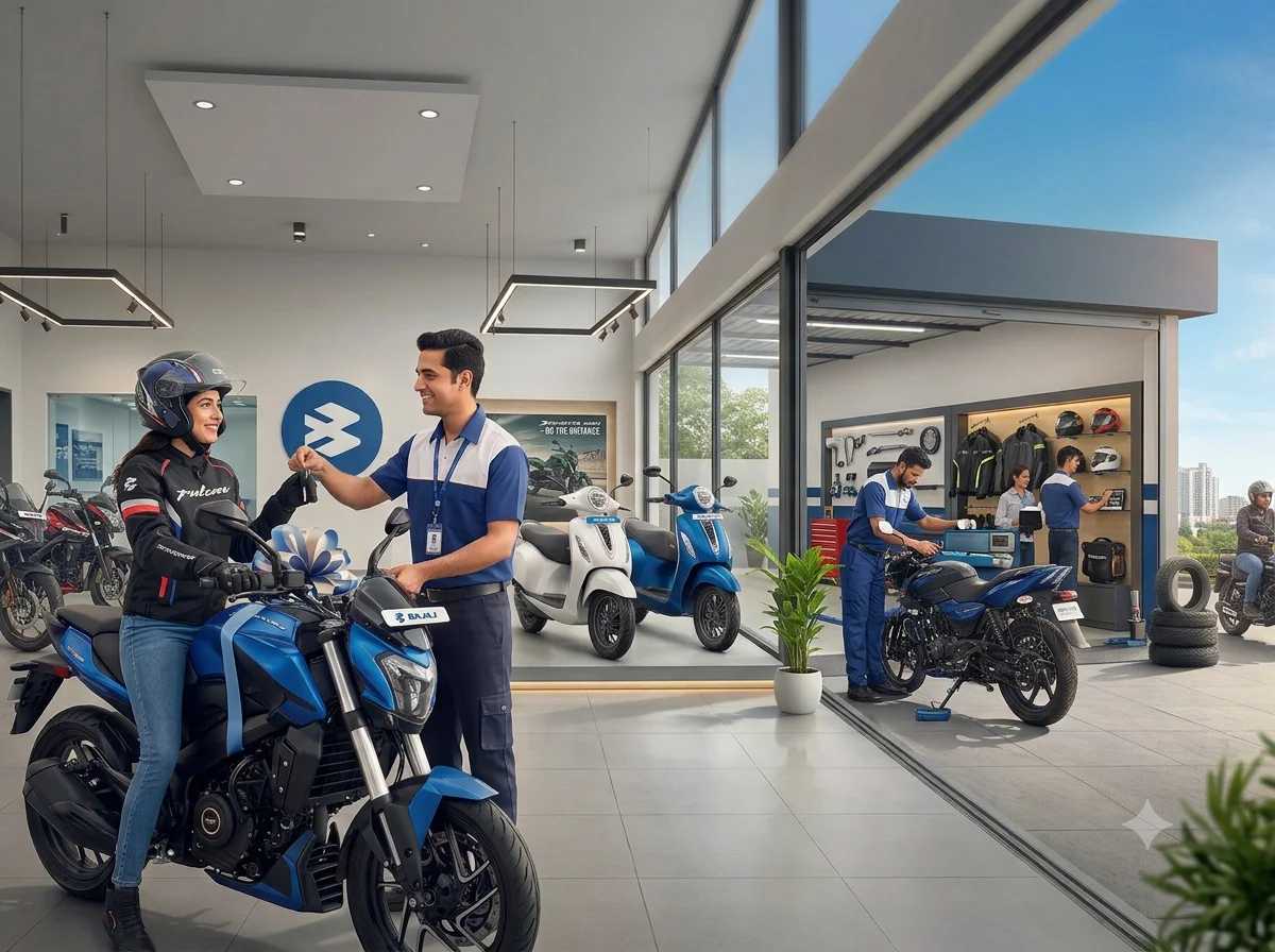 Bajaj motorcycle ownership support at Mangalam Bajaj