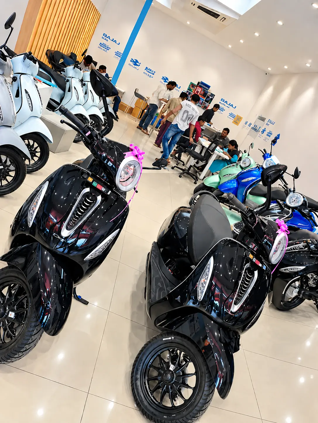 Mangalam Bajaj dealership showroom